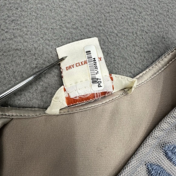 SUNDANCE Love at First Sight Pastel Blue Embroidered Sleeveless Lace Dress‎ Sz 4 - Picture 5 of 16